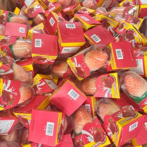 I produttori di <span class=keywords><strong>gelato</strong></span> possono personalizzare i loghi <span class=keywords><strong>e</strong></span> produrre <span class=keywords><strong>gelato</strong></span> alla fragola simulato halal in più di dieci forme di frutta. - Product Image 5