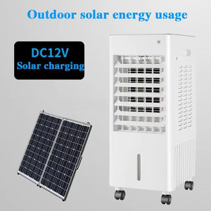 Neue Mini <span class=keywords><strong>Mobile</strong></span> Home Tragbare Klimaanlage DC12V Luftkühler Mit Solarpanel - Product Image 2