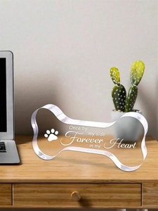 1pc Cadeau commémoratif pour animaux <span class=keywords><strong>de</strong></span> compagnie, <span class=keywords><strong>plaque</strong></span> <span class=keywords><strong>de</strong></span> chien, décoration <span class=keywords><strong>de</strong></span> <span class=keywords><strong>condoléances</strong></span> pour ceux qui ont perdu leur chien, anniversaire S Graduation, maison - Product Image 4