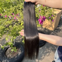 Extensions de cheveux humains vierges bruts de qualité 12A, provenant de donneurs birmans, vietnamiens et cambodgiens, alignées sur les cuticules