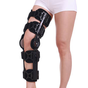 อุปกรณ์พยุงข้อเข่าสำหรับบรรเทาอาการปวดข้อเข่าและบรรเทาอาการบาดเจ็บที่ข้อต่อข้อเข่าแบบปรับได้ - Product Image 4