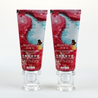 Tube rond vide en plastique de 30 ml personnalisable, motif encre Mariola Rose, pour emballage cosmétique d'huile essentielle, crème pour les mains, crème pour le visage