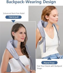 2024 <span class=keywords><strong>Breo</strong></span> Cordless Shiatsu <span class=keywords><strong>massaggiatore</strong></span> termico per relax collo e spalle - Product Image 2