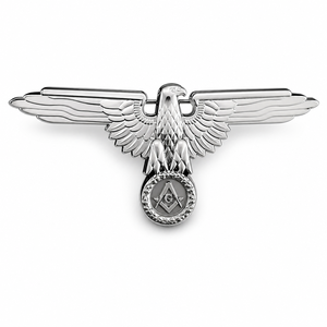 Spilla in metallo smaltato a forma di <span class=keywords><strong>aquila</strong></span> personalizzata con magnete per giacca, cappello, regalo, all'ingrosso, con logo personalizzato - Product Image 2