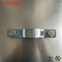 Série UTT60 NFPA FM UL – Collier de serrage en acier au carbone personnalisé, pince/support métallique de qualité supérieure pour conduites d'incendie industrielles