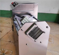 Elektrische Aardappelchips Snijder Roestvrijstalen Wortel Elektrische Aubergine Aardappelstrip Snijmachine