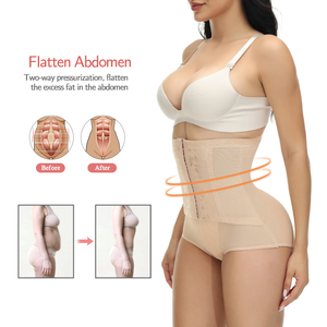 YIYUN-Entrenador de cintura alta sin costuras, ropa moldeadora de glúteos, pantalones cortos con gancho, faja, Tanga, moldeador Boby - Product Image 3