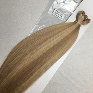 Jasmine Factory Hot Sale machine Weft Hair Extensions Human Remy Virgin Cuticle Hair Double Drawn Machine Weft <b>russian</b> hair - Product Image 6