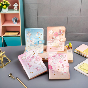 Toptan renk sayfası günlüğü dizüstü kawaii sevimli çocuklar anime okul öğrencileri karikatür kiraz çiçeği melek dizüstü - Product Image 2