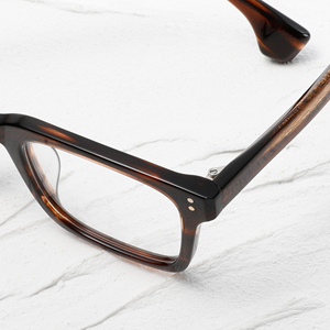 Rectangle Full Rim <b>Eyeglasses</b> Solid Color Anti-Uv Unisex Adults Vision Correction <b>Frames</b> JMM80RX - Product Image 4