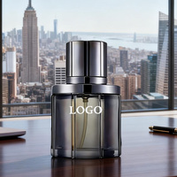 Parfum pour homme Woody Fresh Natural Fragrance avec logo personnalisé, 50 ml EDT, parfum léger longue durée, tendance, moderne, pour un usage quotidien, privé