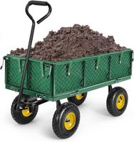 Chariot de transport de marchandises TC1840A, chariot pliable en maille, chariot en fil métallique, chariot à main, capacité de charge lourde