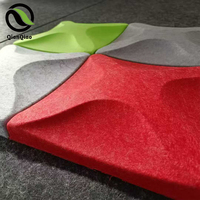 Paneles Acústicos Decorativos de Pared QIANQIAO 3D, Revestimiento de Pared de Alta Densidad, Paneles Insonorizantes, Arte Mural Geométrico Modular