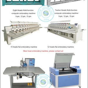 Máquina de Bordar Computarizada Industrial Disen, Nueva, de Gran Área, 15-42 Cabezales, 850 RPM, para Uso Doméstico y Comercial, Fácil de Operar, 300x680mm - Product Image 6