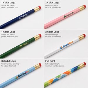 Crayon en bois HB promotionnel avec motif d'animaux mignons de dessins animés, en vrac, avec gomme, cadeau créatif pour enfants - Product Image 4