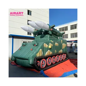 Giant Inflatable Rocket Launcher Model Inflatable Missile Vehicle Balloon