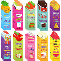 Marcadores de Papel con Diseño de Frutas de Dibujos Animados, 30 Piezas, Aromatizados, Impresos con UV, para Niños y Estudiantes, Bonitos y Reutilizables, Regreso a Clases