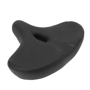 Sillín de <span class=keywords><strong>Bicicleta</strong></span> de Espuma Viscoelástica, Cuero Artificial, Hueco y Transpirable, Doble Absorción de Impactos, Utilizado para Reemplazar Pastillas de Freno - Product Image 5