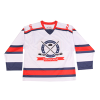 Maillots de hockey sur glace à séchage rapide personnalisables – Tenues de sport confortables imprimées pour le hockey sur glace