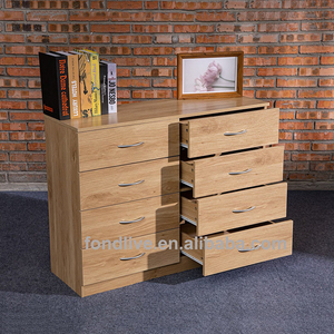 Nuovissimo grande armadio in legno 8 cassetti in legno Cajonera Cassettiera cassetta fotocamera Da Letto - Product Image 3