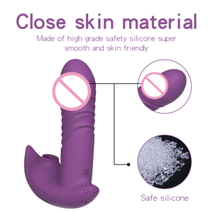 Vibrador de Empuje 3 en 1 GL-X9104 de Gelances, de Fábrica al por Mayor, con Tapón Anal y Fuerte Succión, para Mujeres, Juguete para Adultos - Product Image 6