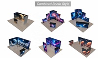 Offre Spéciale : Panneau Mural Modulaire Rectangulaire pour Stand d'Exposition avec Boîte à Lumière SEG et Cadre Composite Acier-Plastique – Solution Complète d'Affichage