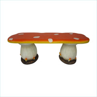 Jardin Villa Imperméable GRC Verre Béton Renforcé Double Chaise Noël Animal Cartoon Fibre de Verre Extérieur Ciment Banc