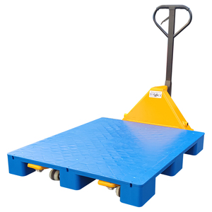 Nem dayanıklı plastik tepsi, süpermarket depoları ve fabrika yükseltilmiş baz endüstriyel tepsiler için büyük boy 1200*600*140mm - Product Image 6