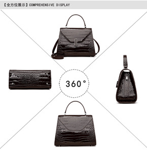 Nuevas Bolsas de Mensajero de Alta Calidad para Mujer, Bolsos de Mano de Cuero Genuino, Bolsos Cruzados, Bolsos de Hombro para Mujer, Bolsos Tote con Asa Superior - Product Image 4