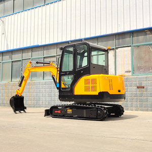 Mini-excavatrice compacte à chenilles <span class=keywords><strong>pour</strong></span> le pavage <span class=keywords><strong>de</strong></span> sentiers <span class=keywords><strong>de</strong></span> parc avec une traction améliorée et un fonctionnement stable - Product Image 4