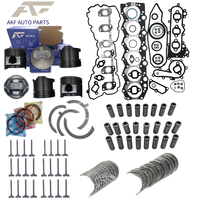 AKF Car Engine 1HZ Auto Engine Systems Overhaul Gasket Kit Overhaul Kit Gasket Piston Set for TOYOTA Land Cruiser Coaster 4.2L