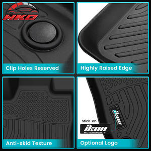 Tapis de sol moulés en 3D pour Lincoln Nautilus MKX 2024-2025, doublures antidérapantes robustes, imperméables en TPE - Product Image 3