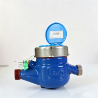 Compteur d'eau HaiYi Xing DN15 à rotation 360°, corps en acier inoxydable, multi-jets, type sec, classe B R80, ISO4064, horizontal, IP68, OEM