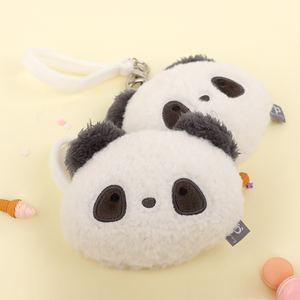 Llavero de Peluche Suave de Poliéster con Mosquetón, Mini Espejo, Lindo Personaje de Dibujos Animados, Colgante para Bolso, Ligero - Product Image 1