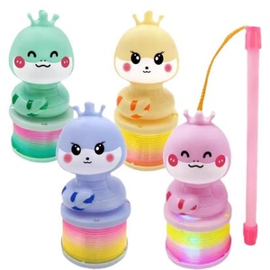 Juguetes Luminosos para Niños al por Mayor 2025, Novedoso Modelo de Serpiente de Dibujos Animados con Resplandor Arcoíris, Juguete de Resorte para Niños - Product Image 5