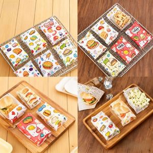 Food Grade Greaseproof Flexography Printable Sandwich Paper for Cake Hamburger Wrapping Premium Packaging Paper for Food - Product Image 5
