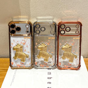 Coque transparente en silicone souple TPU pour <span class=keywords><strong>Sony</strong></span> <span class=keywords><strong>Xperia</strong></span> 1 5 10 II XZ3, coque mobile scintillante pour filles - Product Image 4