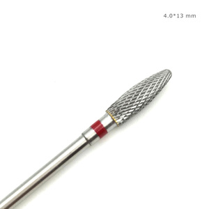 HYTOOS Flame Tungsten Carbide Nail Drill Bits 3/32" Rotary Burr Manicure Bits Nail Drill Accessories Manicure <strong>Pedicure</strong> <strong>Tools</strong> - Product Image 5