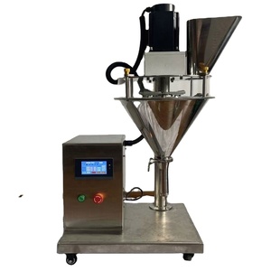 Machine de remplissage de poudre semi-automatique de table 220V pour contenances de 200ml à 500ml, options d'emballage en bouteille et en sachet - Product Image 2
