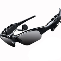 Lunettes de soleil sportives pour le cyclisme en plein air, avec écouteurs sans fil et microphone, Bluetooth intelligent