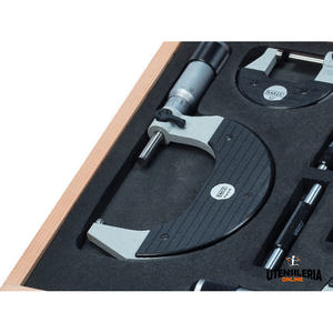 Micrómetros externos Rupac en un conjunto con 3 varillas de referencia en un estuche - Product Image 2