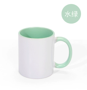 Bán buôn 11oz thăng hoa Cốc gốm với màu xử lý và màu bên trong cốc cà phê Trắng khoảng trống uống ly - Product Image 4