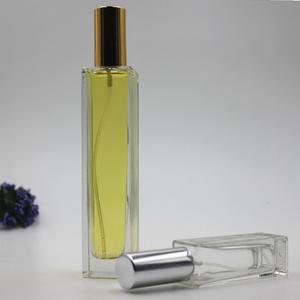 Botella <span class=keywords><strong>de</strong></span> Perfume <span class=keywords><strong>de</strong></span> cristal cuadrada <span class=keywords><strong>de</strong></span> viaje más vendida, tapa vacía <span class=keywords><strong>transparente</strong></span> <span class=keywords><strong>de</strong></span> oro/plata, 30ml, 50ml, 100ml, spray <span class=keywords><strong>de</strong></span> niebla, crema facial aromática - Product Image 3