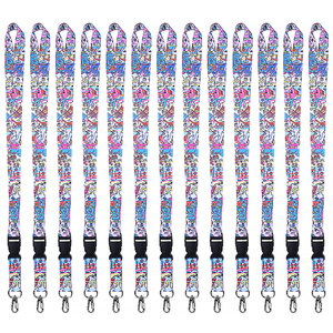 Cordón Personalizado <span class=keywords><strong>de</strong></span> Dibujos Animados, Cordón Promocional <span class=keywords><strong>de</strong></span> Poliéster, Logotipo <span class=keywords><strong>de</strong></span> Sublimación, Insignia <span class=keywords><strong>de</strong></span> Identificación Personalizada, Portatarjetas, Correa PARA EL Cuello - Product Image 1