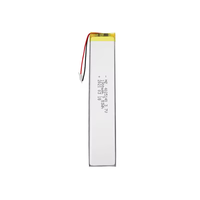 Batterie au lithium-ion polymère 4025140 3,7 V 1900 mAh avec protection PCB et câble pour remplacement de batterie de lampe LED