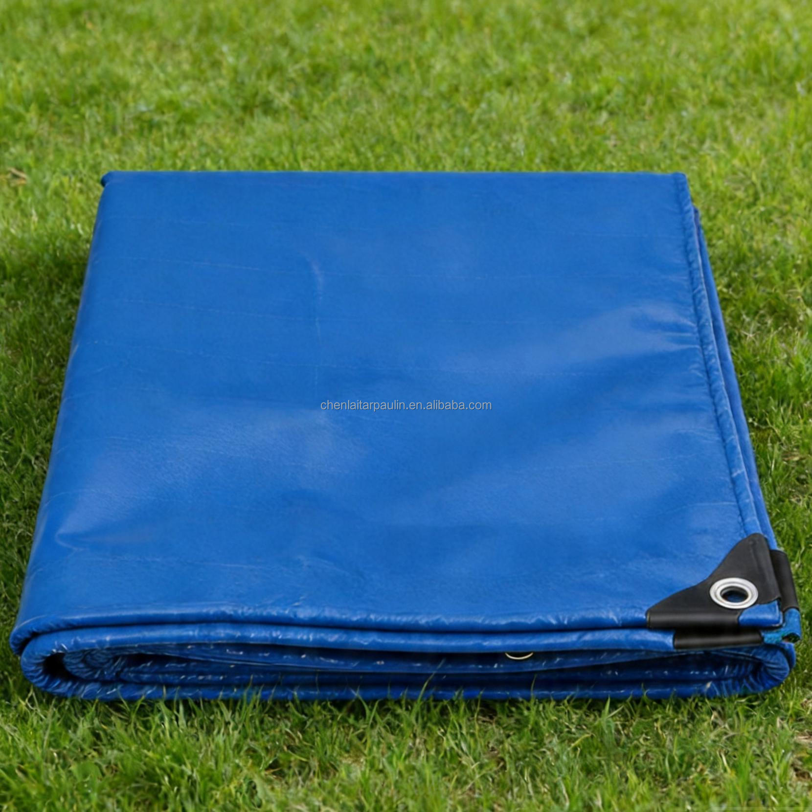 1000g/m Heavy Duty PVC Fabric PVC Tarpaulin Waterproof Reinforced Eyelets Weatherproof UV/Dust/Snow Green Outdoor Cover for Tent