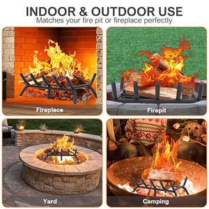 유럽 및 미국 시장용 내열 금속 바베큐 랙, 재받이 트레이 포함, 뒷마당 그릴용으로 간편 보관 - Product Image 2