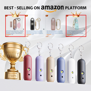 Không thấm nước IP56 tự vệ an toàn cá nhân báo động Keychain mujeres llavero alarma defensa cá nhân - Product Image 2