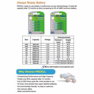 PKCELL Batteries rechargeables Aaa Aa <span class=keywords><strong>sc</strong></span> <span class=keywords><strong>1.2V</strong></span> 1000mah Nimh Batterie <span class=keywords><strong>rechargeable</strong></span> - Product Image 6