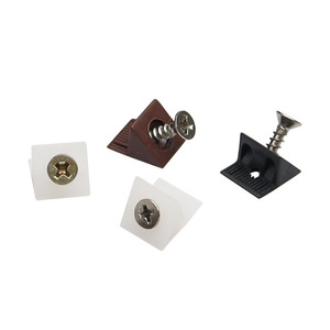 Soportes de Plástico para Estantes de 45 Grados, Fijaciones para Paneles Traseros de Muebles, Soportes de Esquina para Armarios y Guardarropas, de Suzhou Science Popularization Furniture - Product Image 3